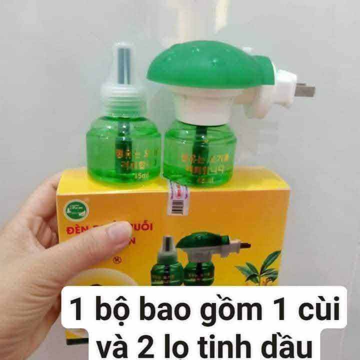 Đèn đuổi muỗi thông minh TAM BẢO AN gồm 1 đèn 2 dầu giúp nhà ko còn muỗi, giữ gìn sức khoẻ