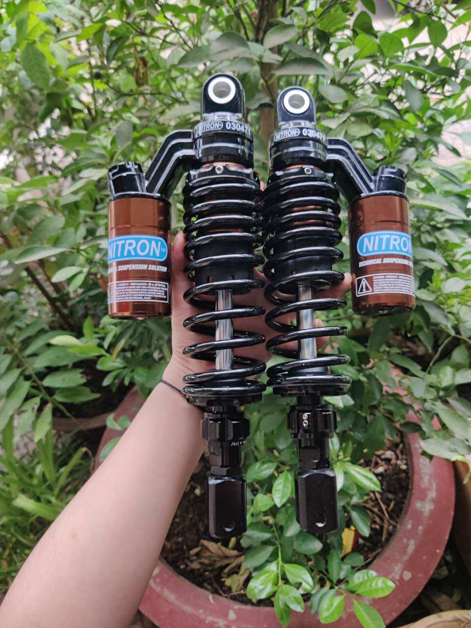 (TĂNG CHỈNH THẬT ✓✓✓)Phuộc Nitron bình dầu SH Việt Nam 125i 150i 160i 300i 350i