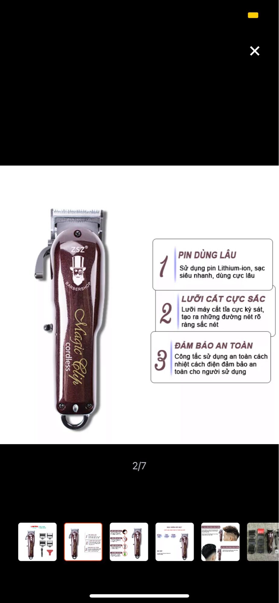 Tông đơ cắt tóc magic zsz f32