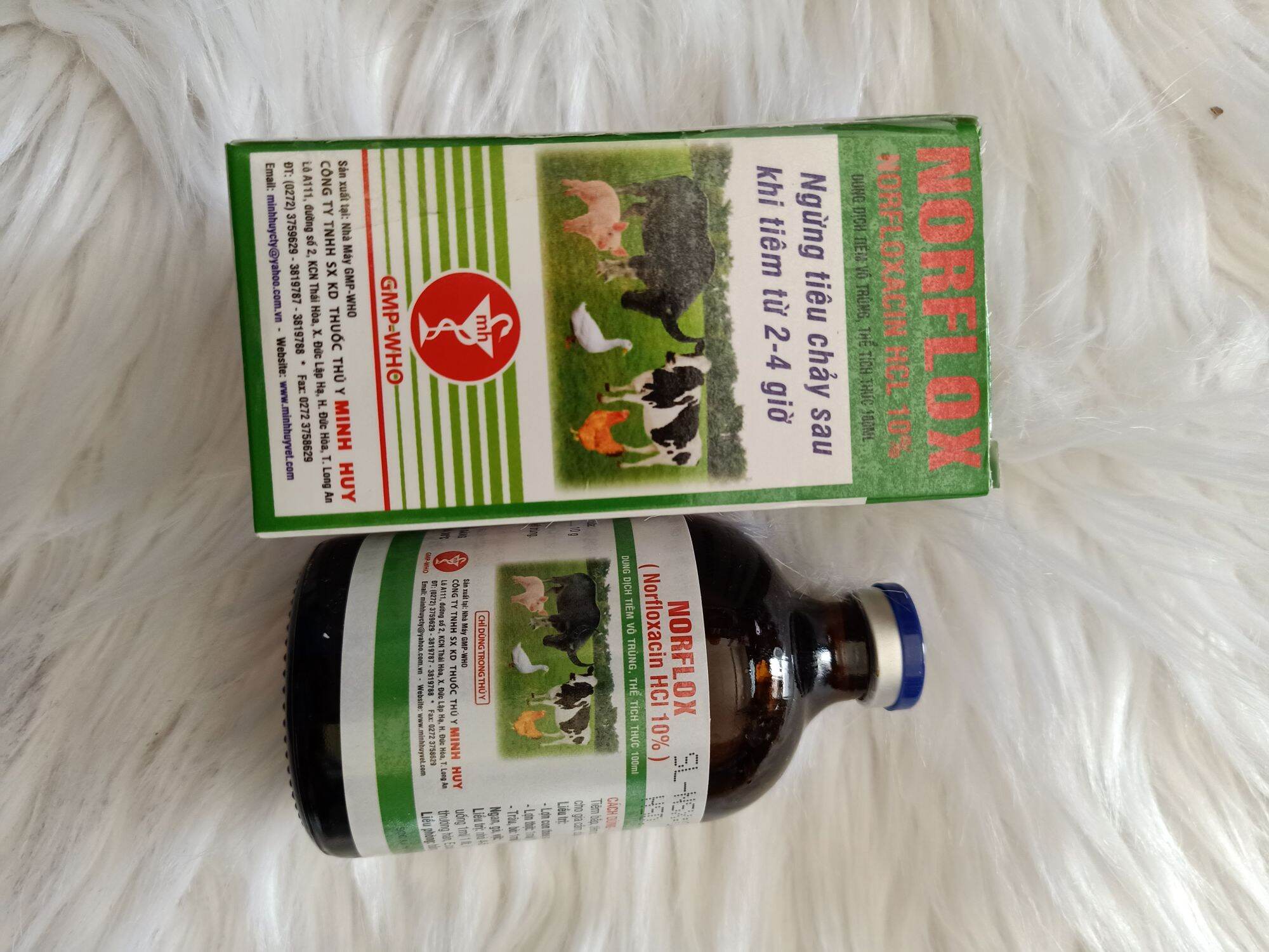 NORFLOX 100ml ngưng tiêu chảy đau 2-4 giờ
