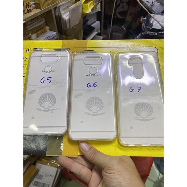 Ốp lưng lg g5; g6; g7 dẻo trong suốt