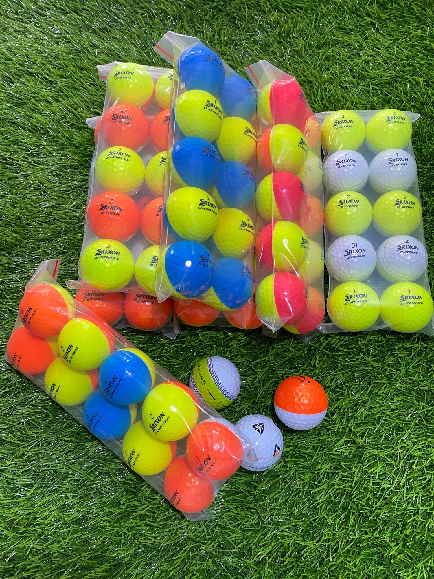 Bóng golf Srixon 2 màu (combo 10 quả)