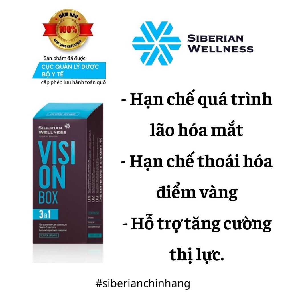 [Hỗ trợ mắt] Thực phẩm bảo vệ sức khỏe Vision Box – 30 túi