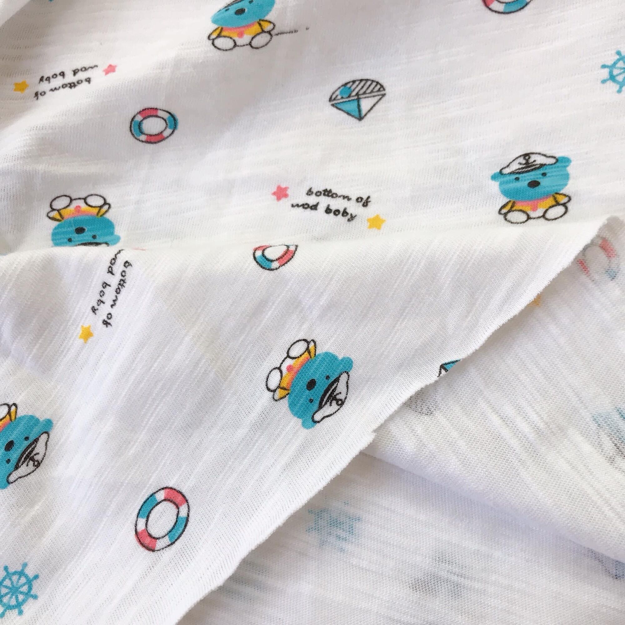 Vải cotton Hàn Quốc may đồ cho bé