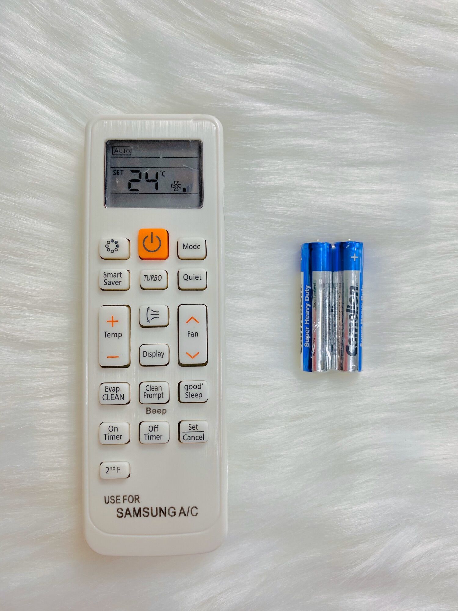 Remote điều khiển điều hoà máy lạnh samsung nút cam