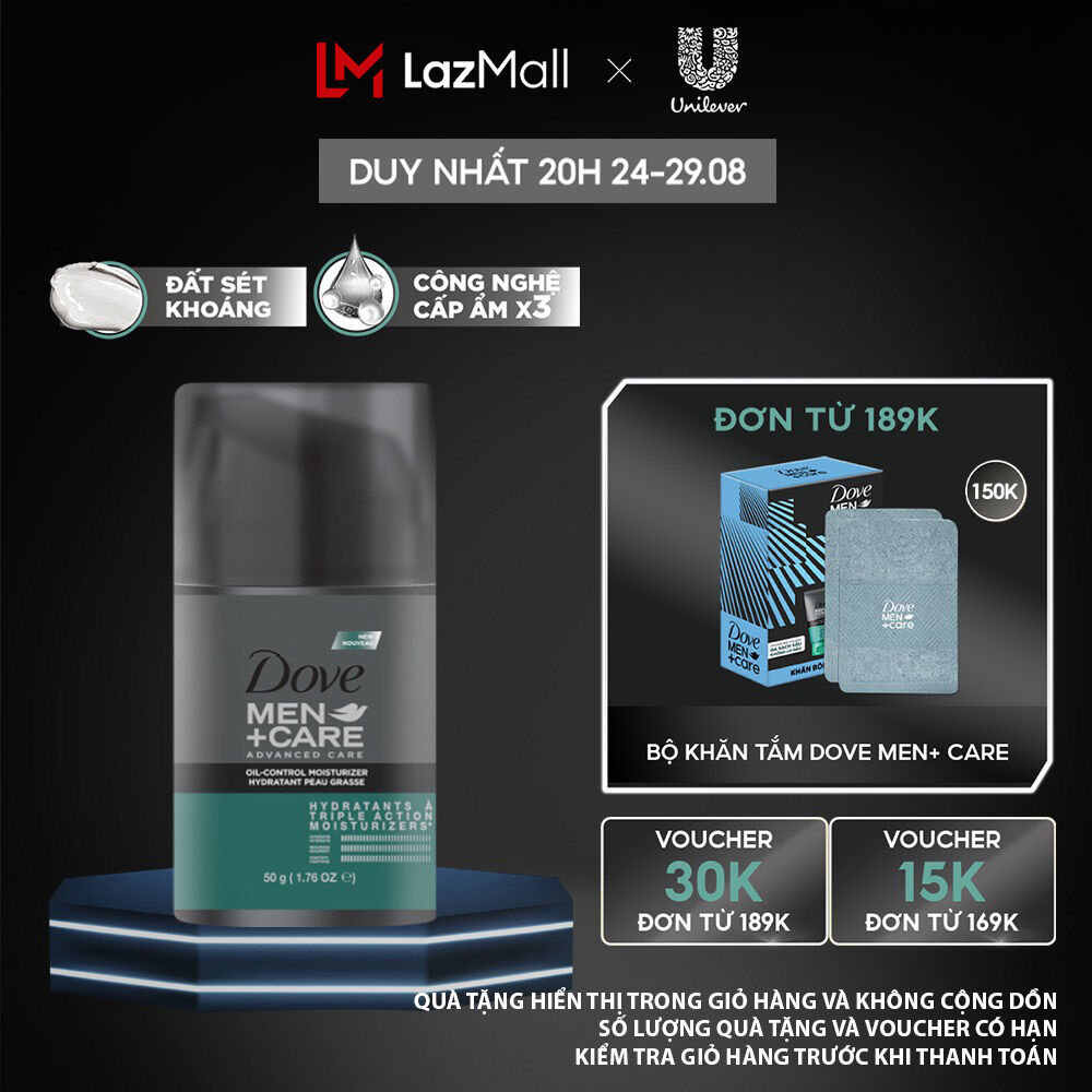 Kem dưỡng Dove Men+Care kiềm dầu 50g