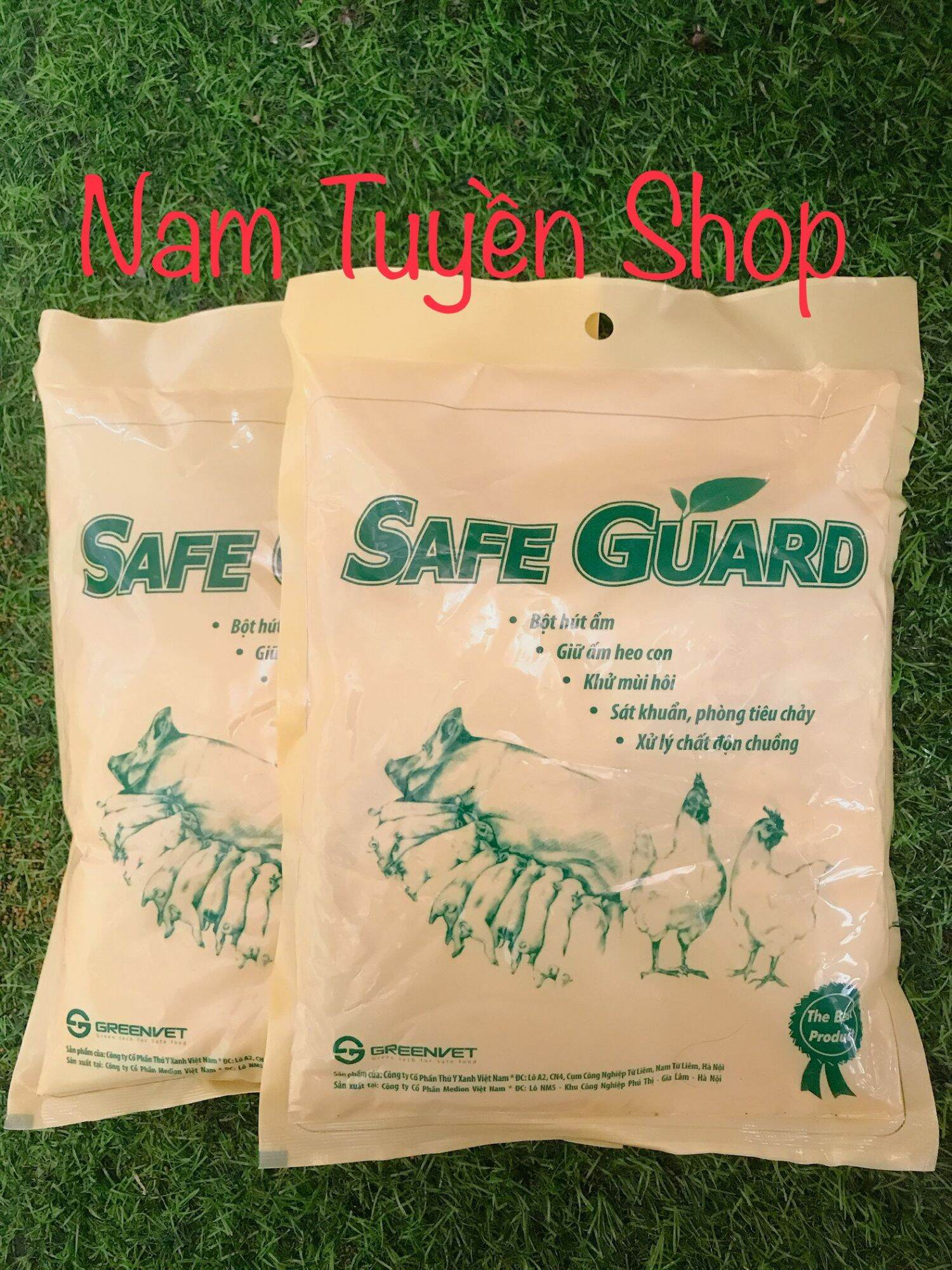 [1kg] Safe Guard mùi quế, bột hút ẩm, giữ ấm heo con, bột rắc chuồng gà, cát mèo khử mùi hôi