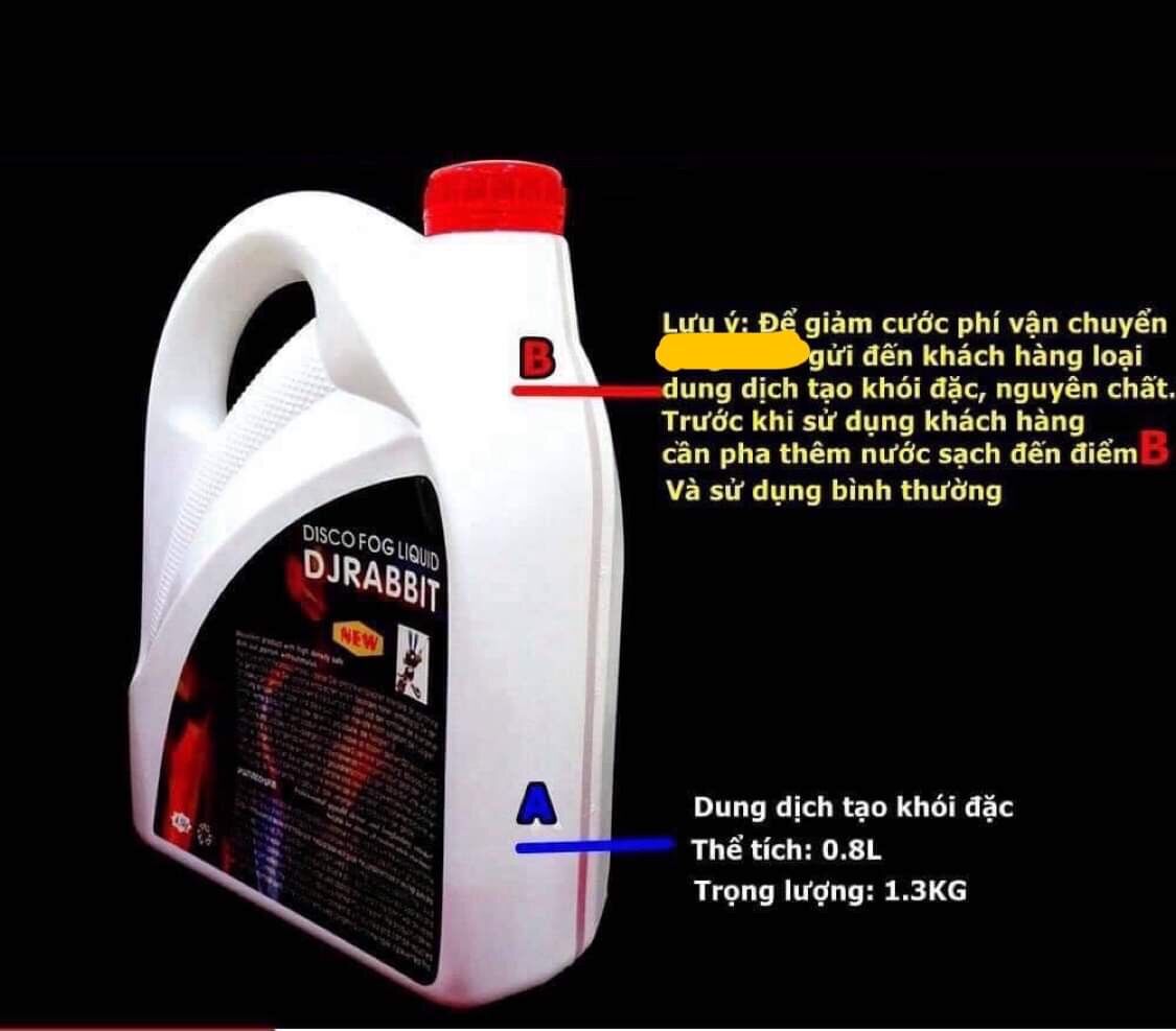 Dung dịch tạo khói loại đặc chưa pha