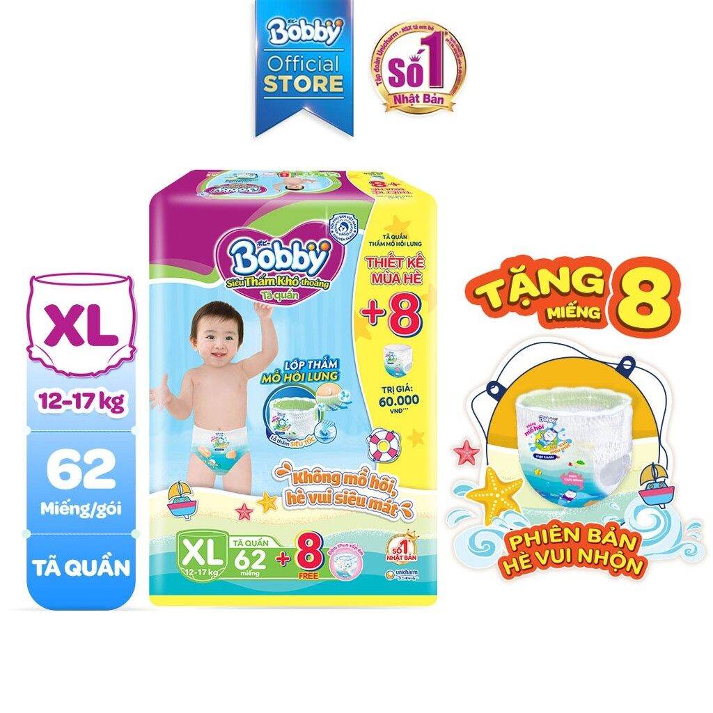 Tã quần Bobby M76/L68/XL62