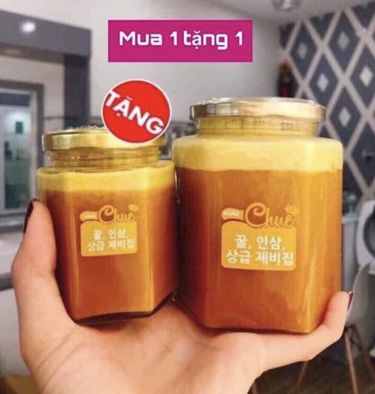 Sâm nghệ mật ong hàn quốc - mama chue - sản phẩm chính hãng