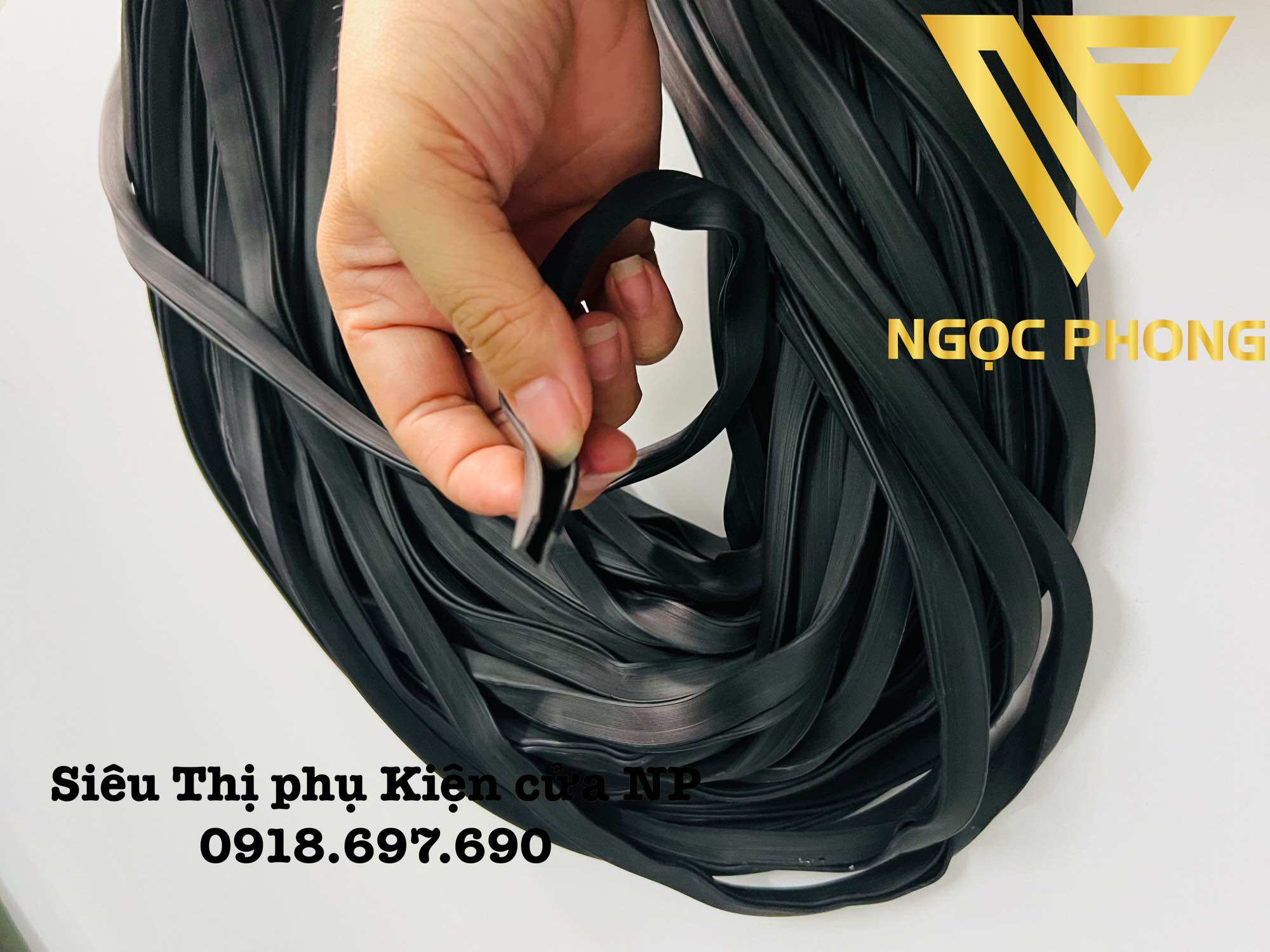 Ron U cửa sắt hàng cao cấp - ron bọc cửa sắt kính 5mm