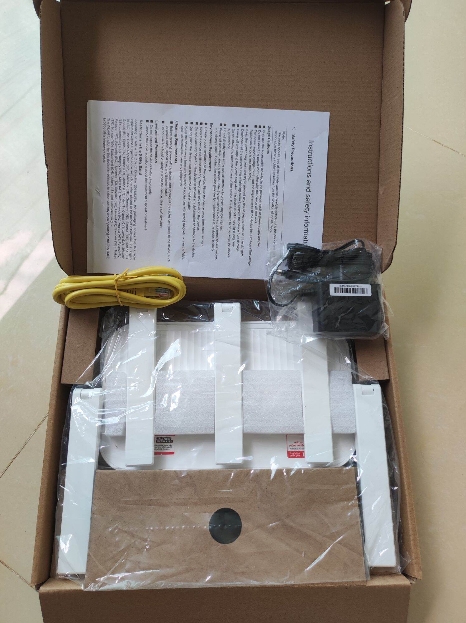 Wifi mesh ZTE HV3601P V9.3 (5 râu AX3000) chuẩn wifi 6