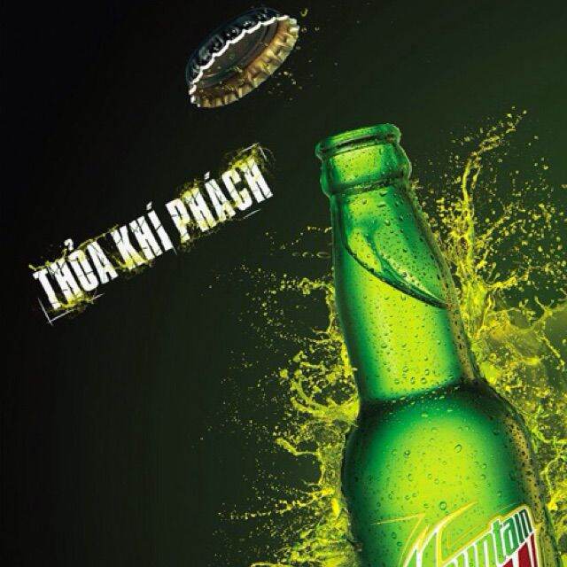 1 lốc nước giải khát có gaz Mountain Dew (390ml/chai)