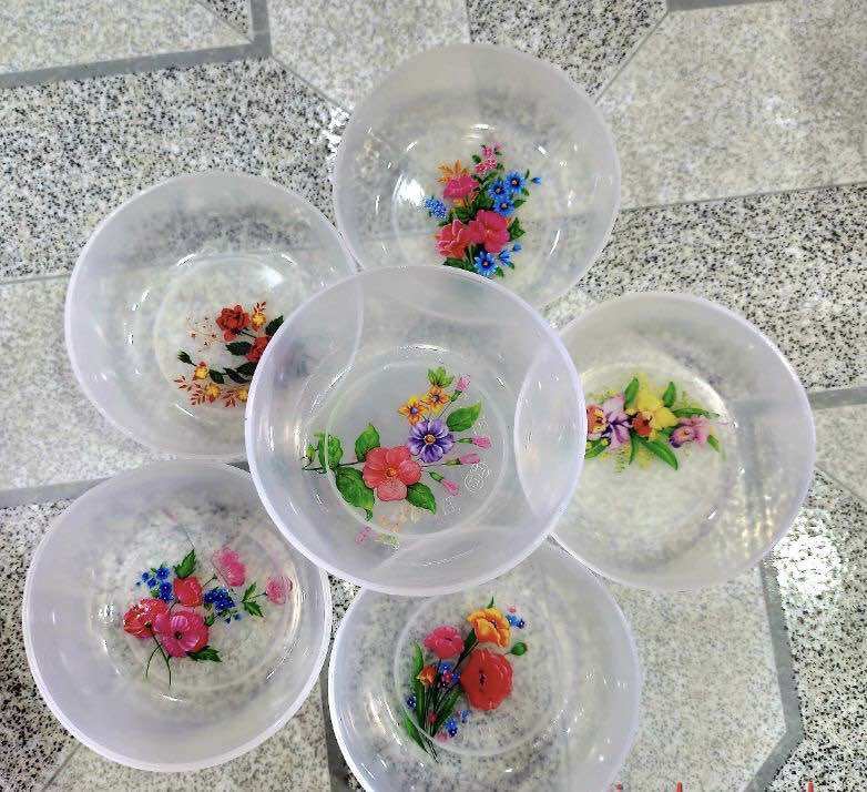 Set 10 Cái Chén Đựng Nước CHẤM, Nhựa Dẻo (rộng 8 cm,hình thật)
