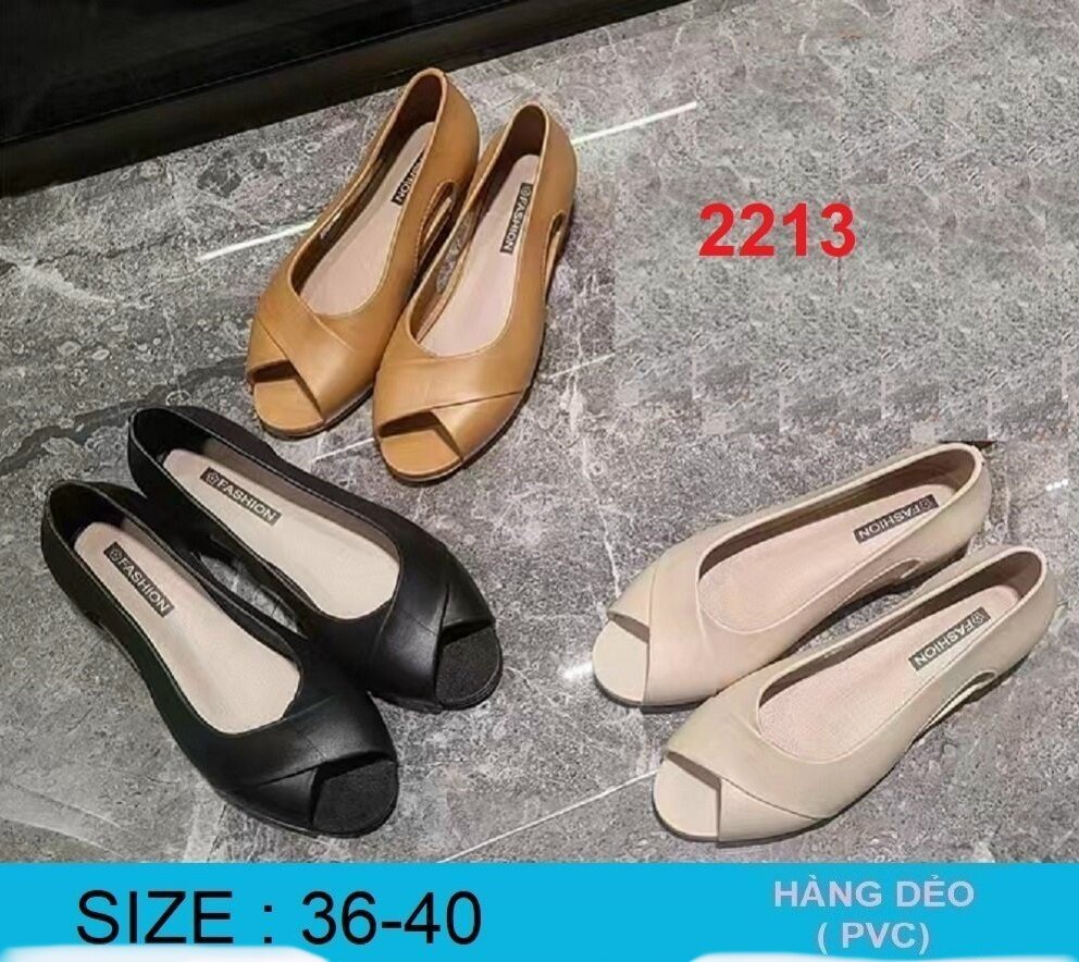 Giày nhựa nữ dẻo mềm 2213 size 36_40