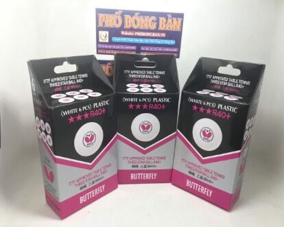 Bóng bàn Butterfly R40+ 6 quả