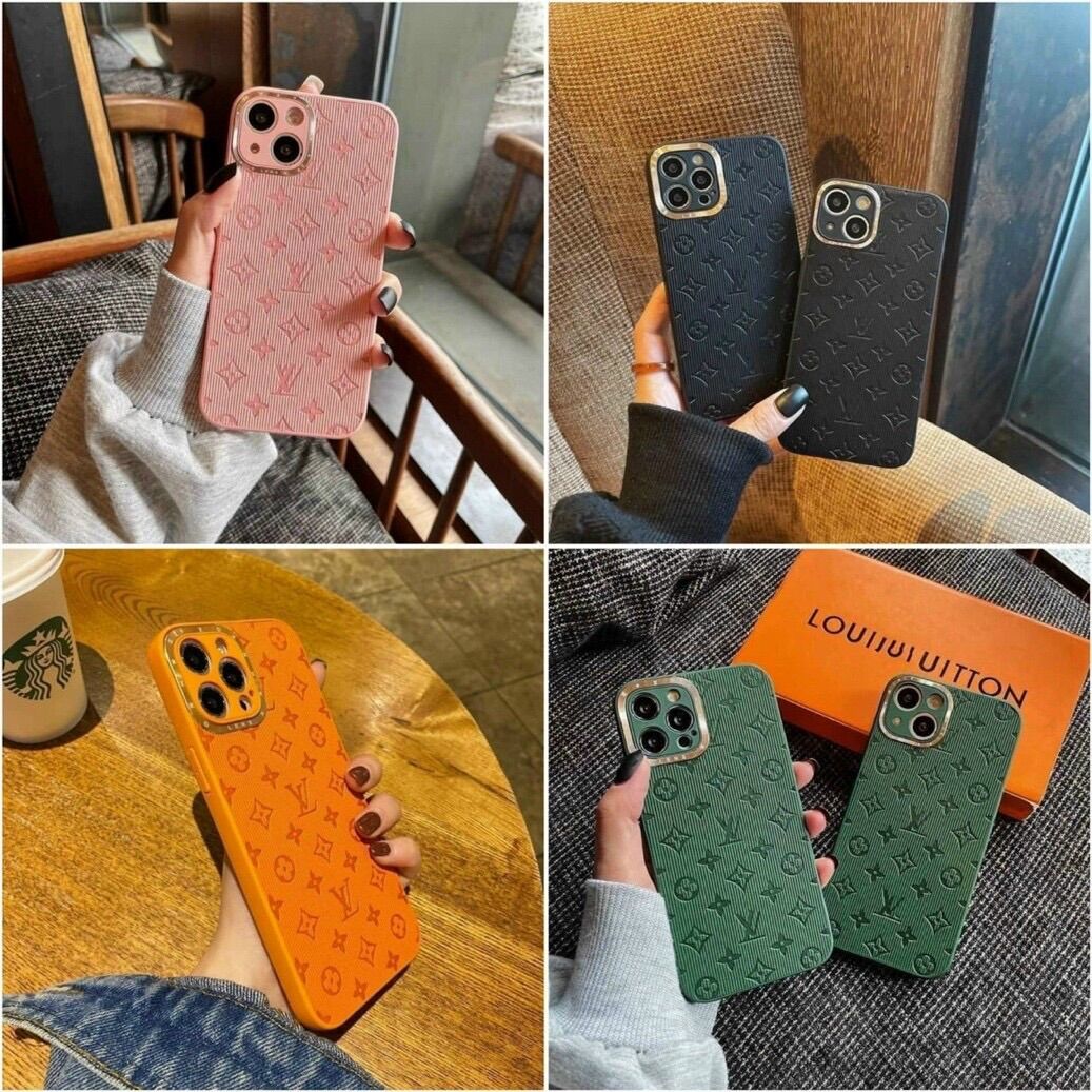 Ốp lưng nhung da sang trọng lv