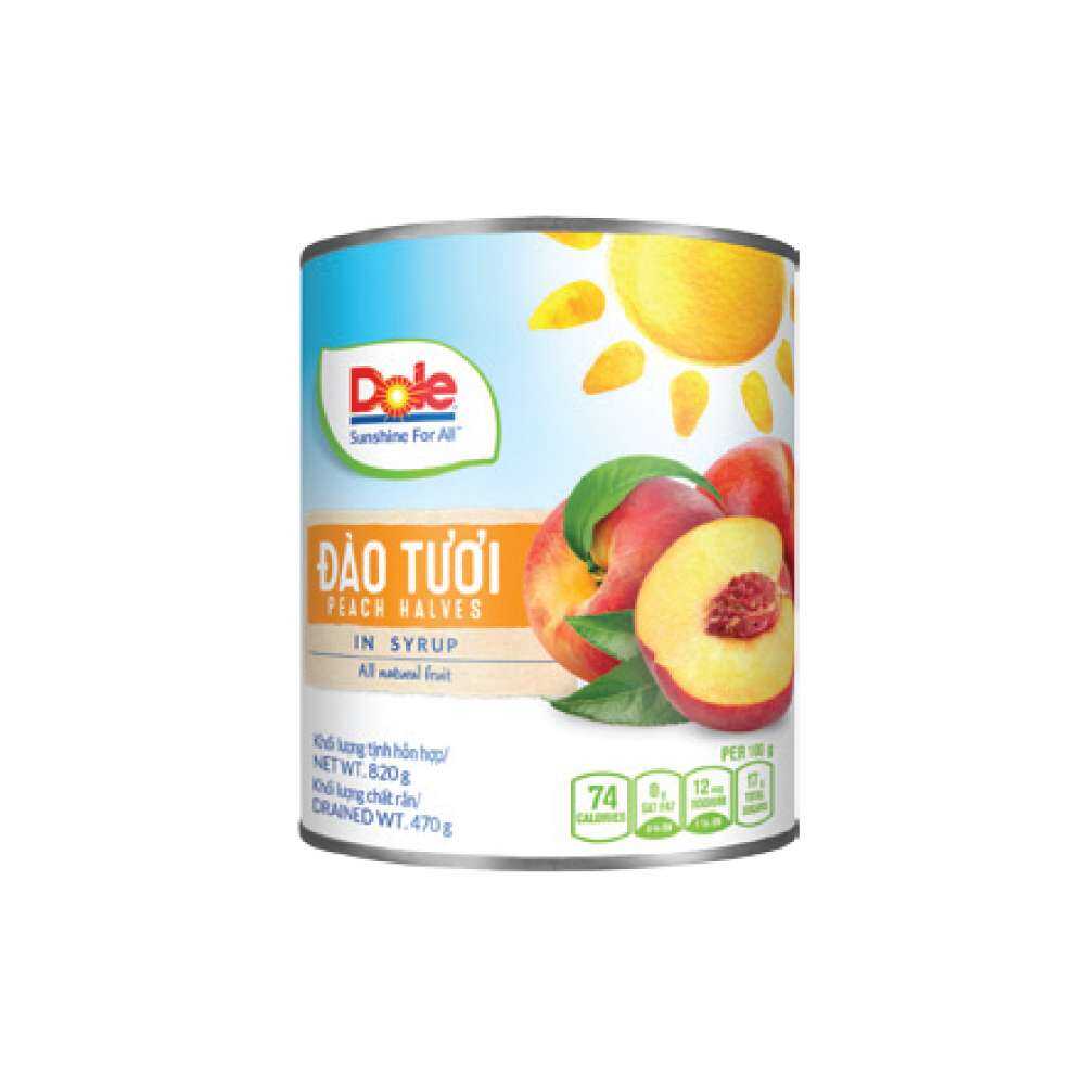 [DATE MỚI] Trái Cây Đào Tươi Dole 820g