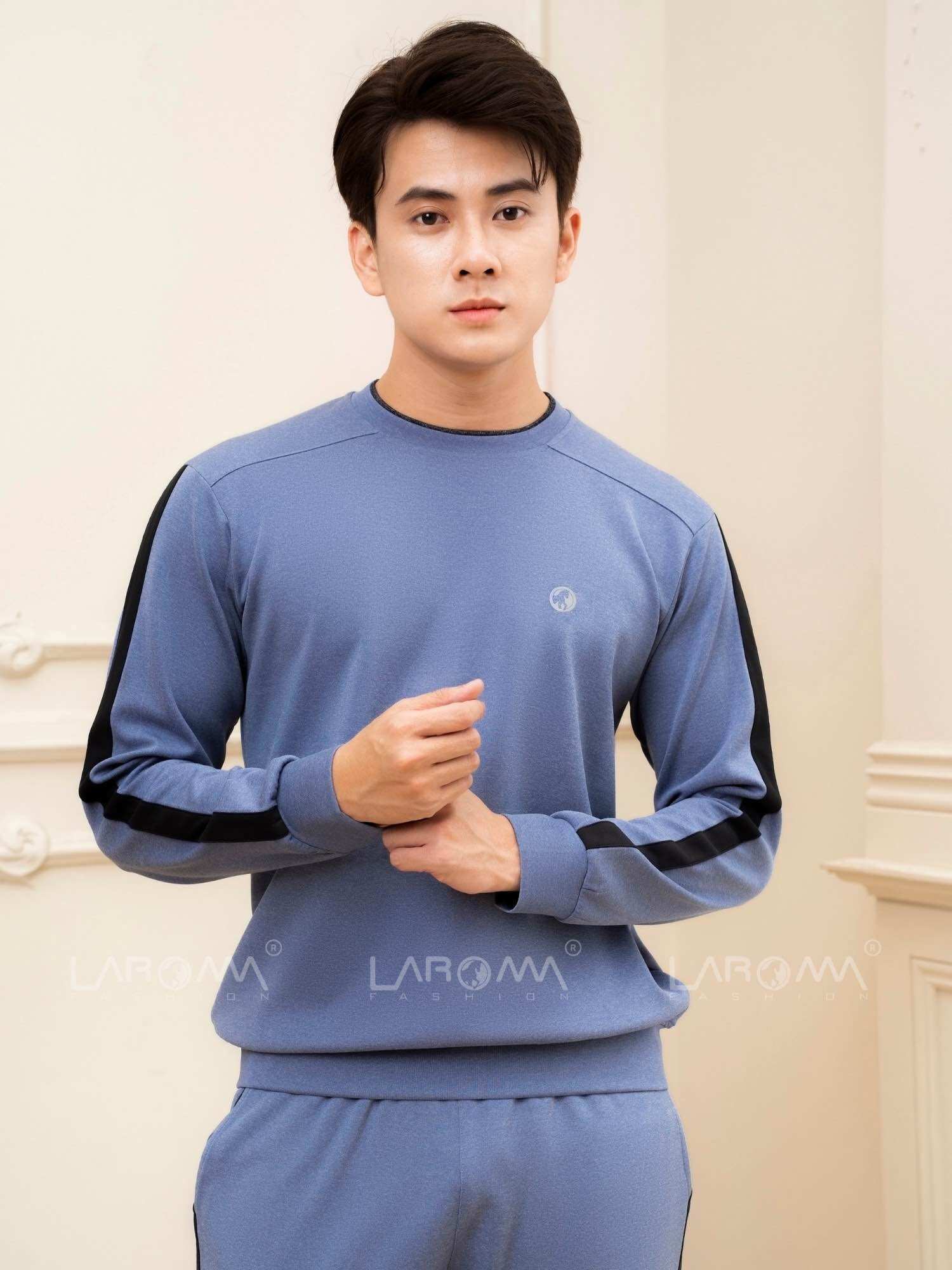 Bộ đồ nam Laroma chất nỉ QUẦN SUÔNG