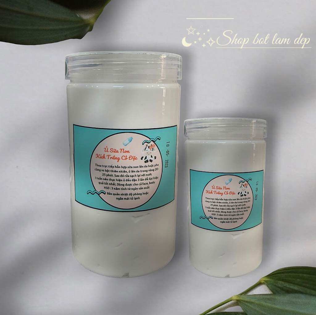Ủ Sữa Non Kích Trắng Nhiều Size - Sản Phẩm Handmade