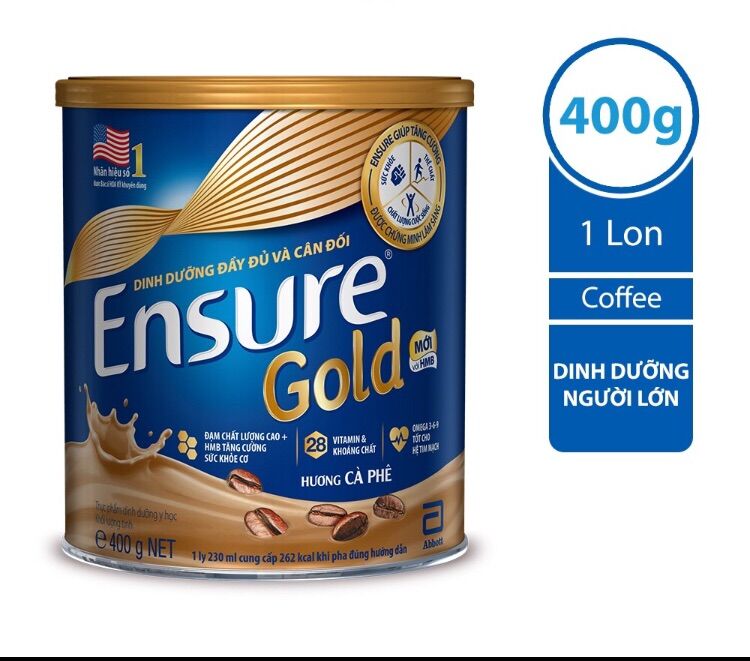 Sữa bột ensure gold cafe 400g