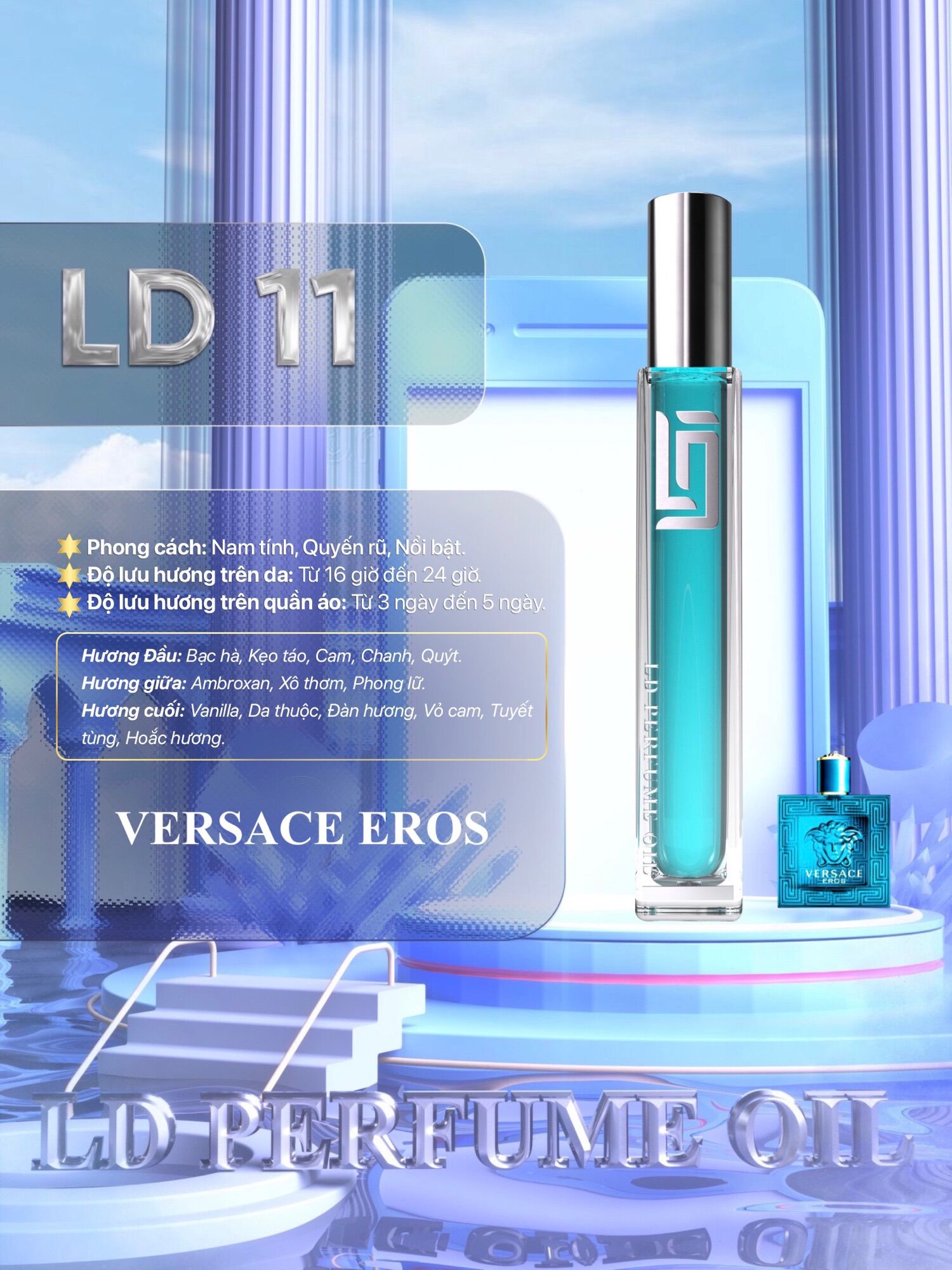 Versace eros tinh dầu nước hoa pháp