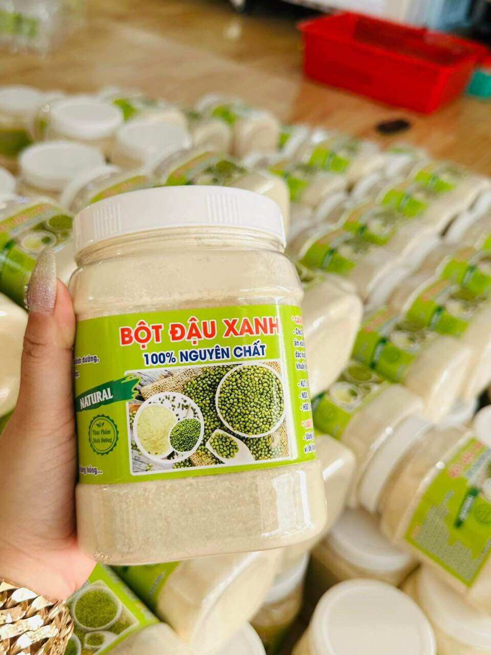 Bột đậu xanh nguyên chất hộp to 500 gr 🎉