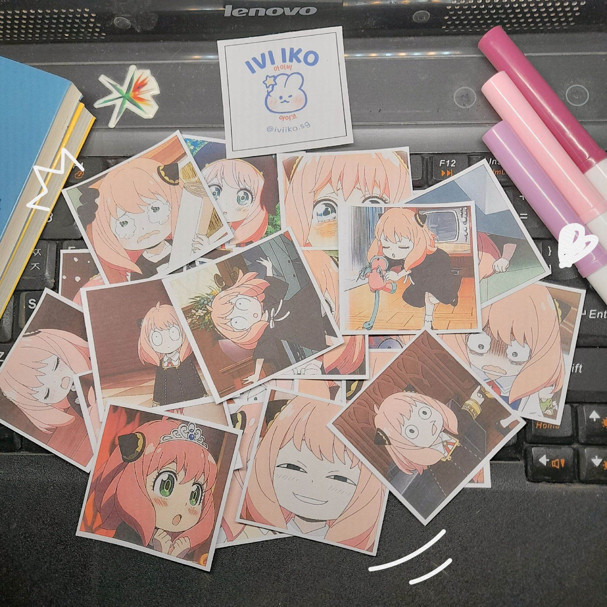 Set 24 sticker anya spy x family siêu đáng yêu | ivi iko
