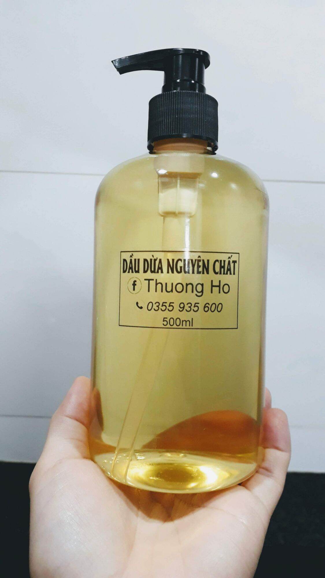Dầu dừa nguyên chất nhà làm 100ml/250ml/500ml