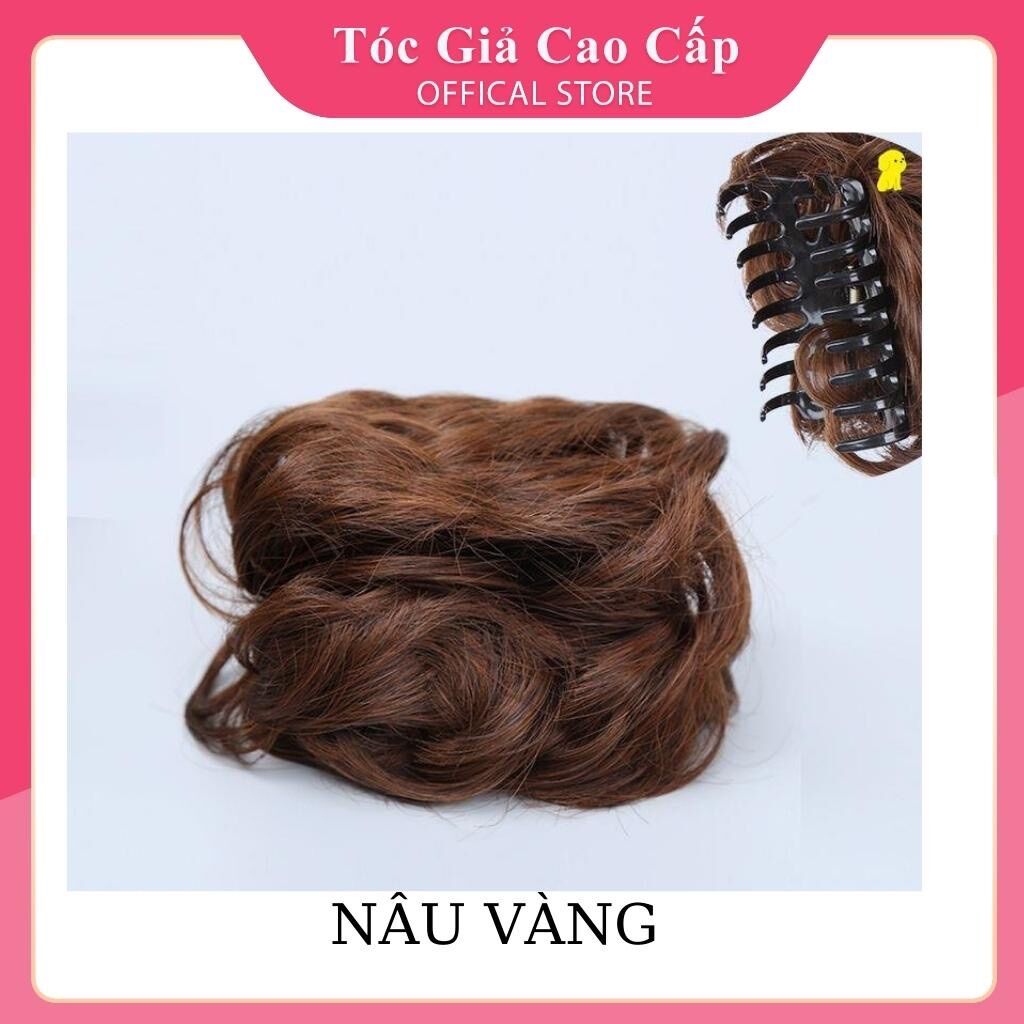 Tóc giả búi ngoặm xoăn ❇️
