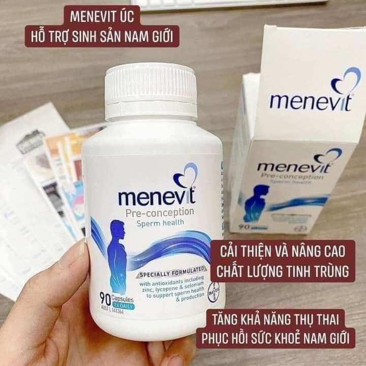 Menevit Pre-Conception Sperm Health 90 Tablets for Men