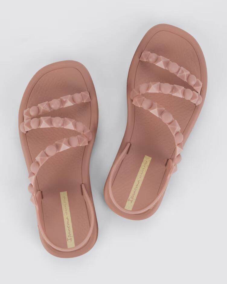 Giày Sandal Ipanema Mới Có Gót Dày Mở Lưng Thoải Mái Biển Thường Ngày Cho Nữ Giày Sandal Đế Bằng Tay