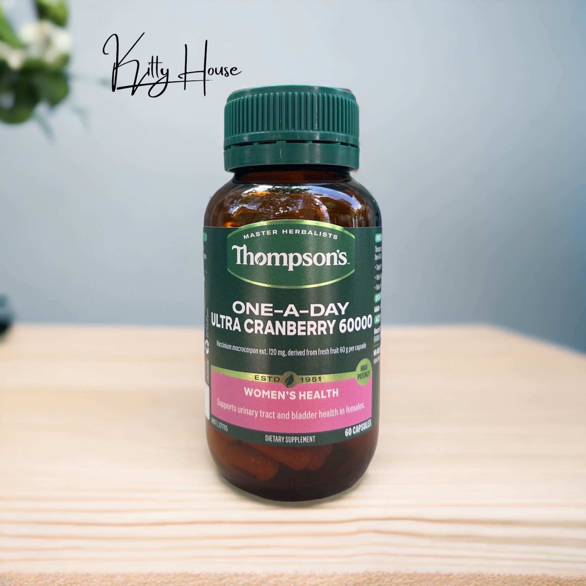 Thompson’s one a day ultra cranberry 6000 lọ 60 viên chính hãng
