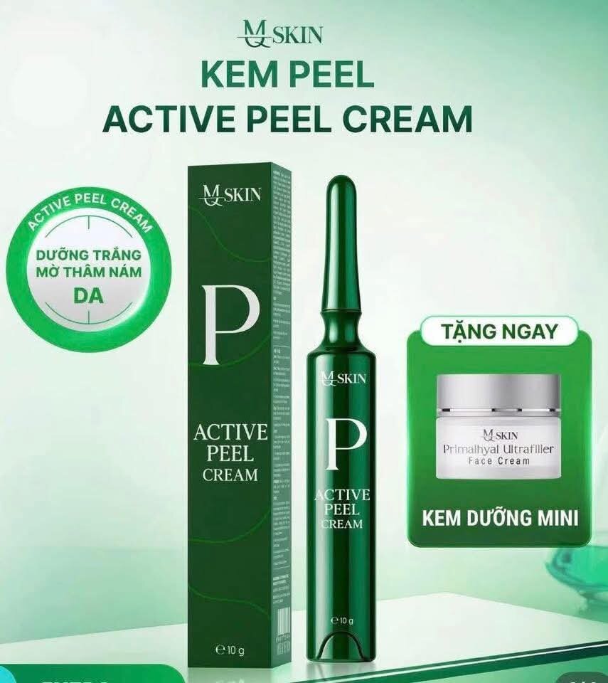 Kem Peel Tái Tạo Da MQ Skin Chính Hãng (Tặng Kèm Kem Dưỡng) Active Peel Cream