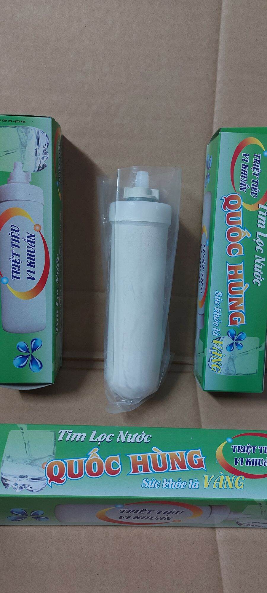 Sứ lọc nước dài dùng cho bình inox và bình sứ
