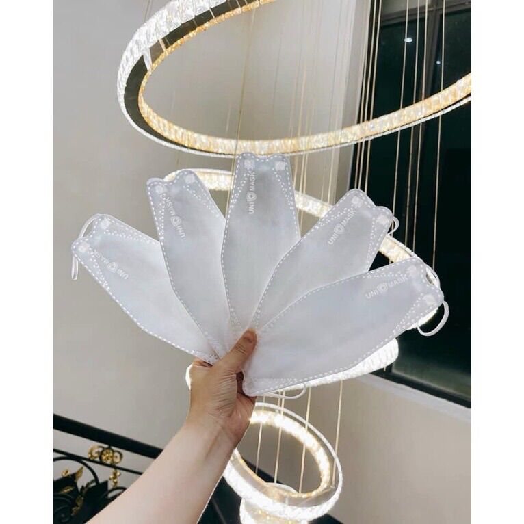 Set 50 Chiếc Khẩu Trang KF94 Unimask màu trắng