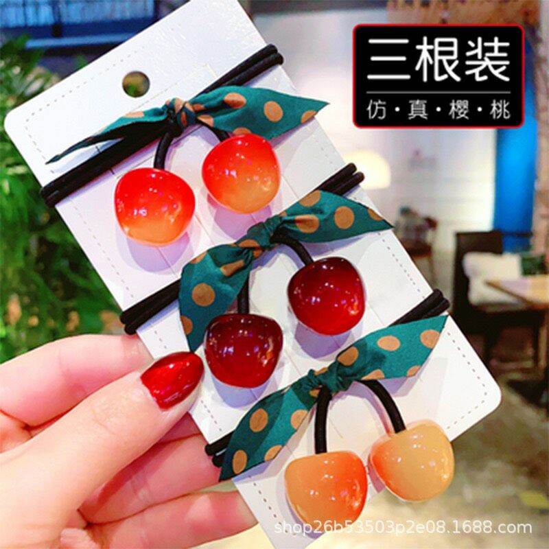 Cột tóc trái cherry