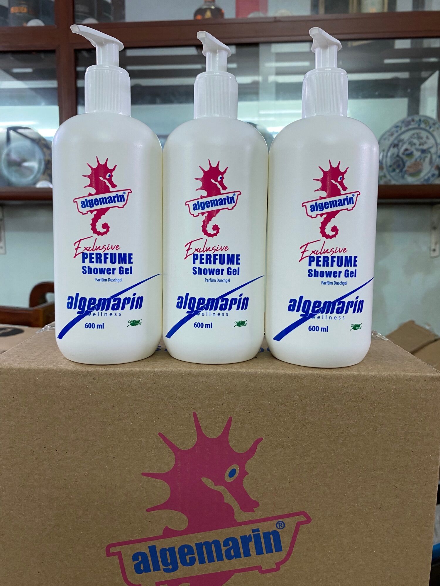 SỮA TẮM CÁ NGỰA ALGEMARIN CHAI VÒI + LỚN 600ML 🇩🇪
