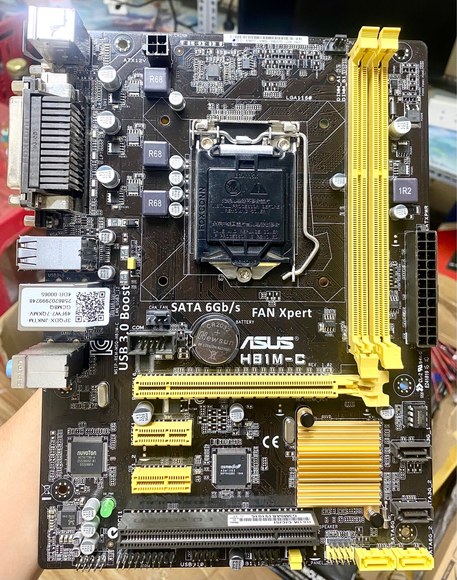 Main asus h81m-c bảo hành 36 tháng hàng đẹp 99%