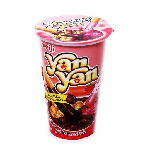 [Ly 50g] Bánh Que Yan Yan Meiji Chấm Kem