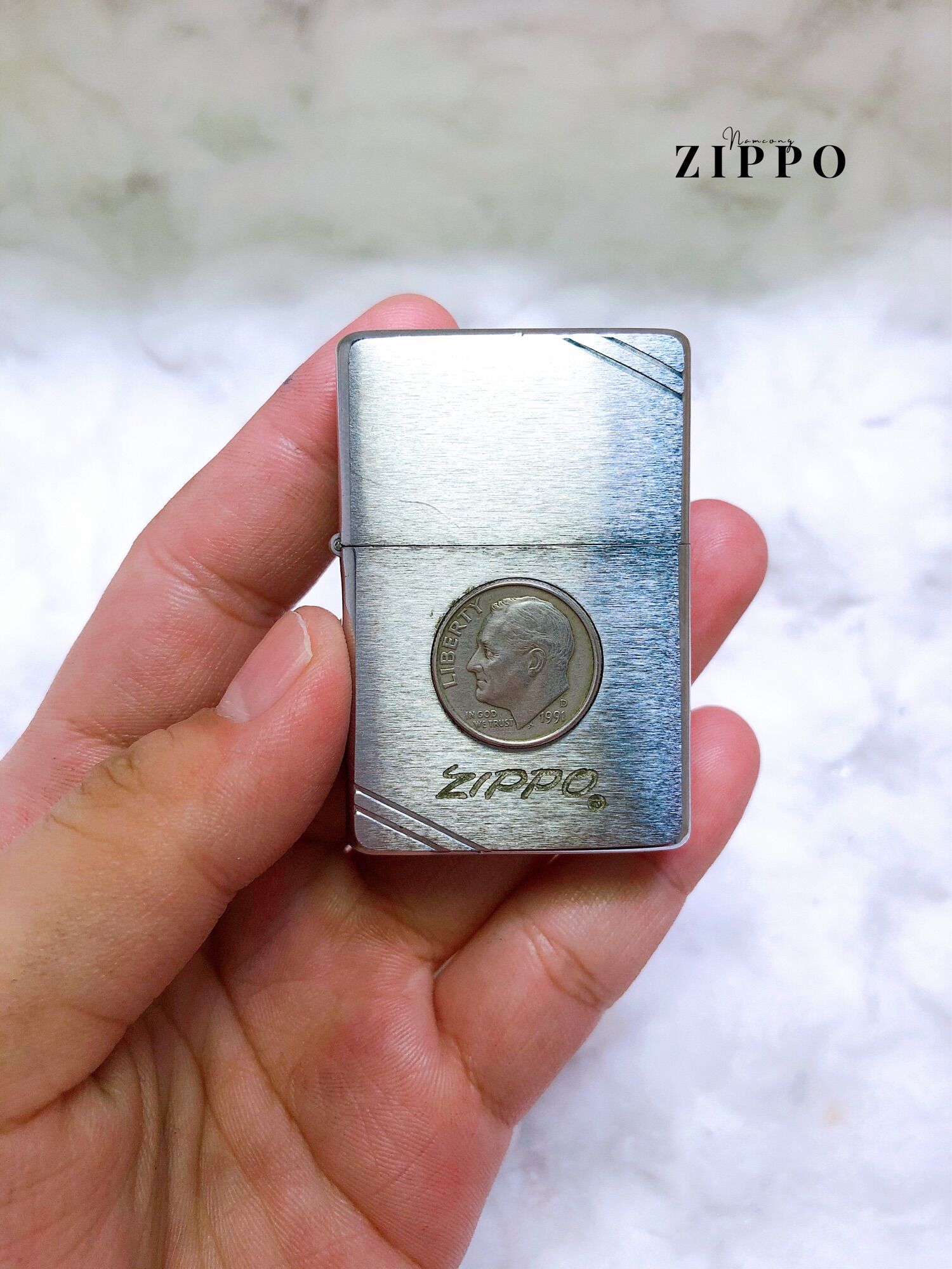 🔥 zippo chính hãng - sản xuất năm 1992