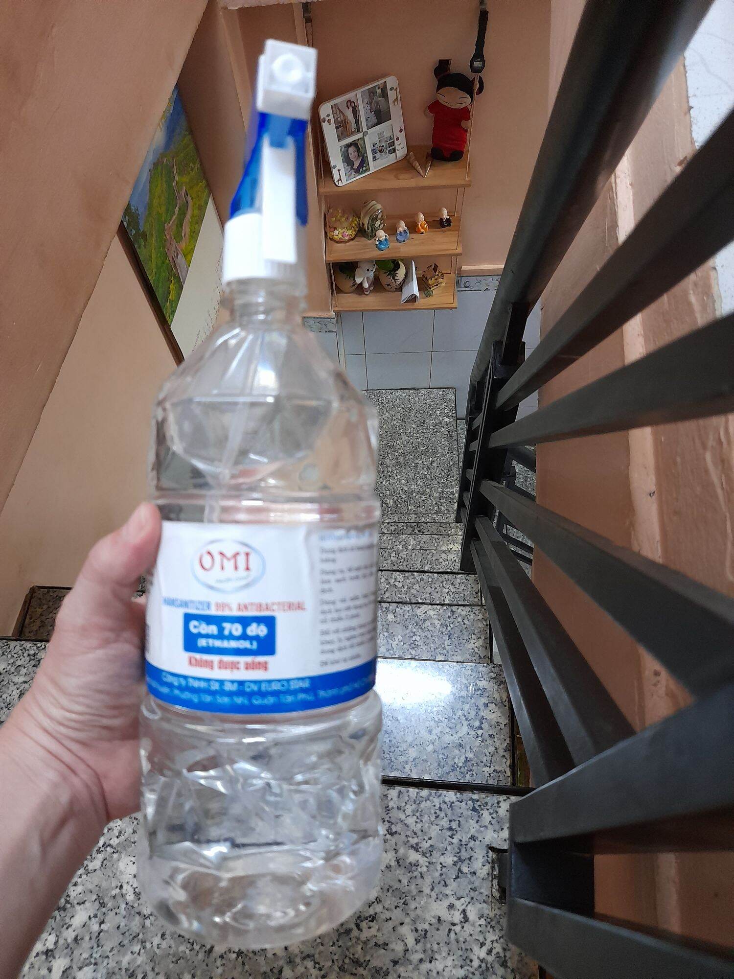 Cồn sát khuẩn 70° omi chai 1l