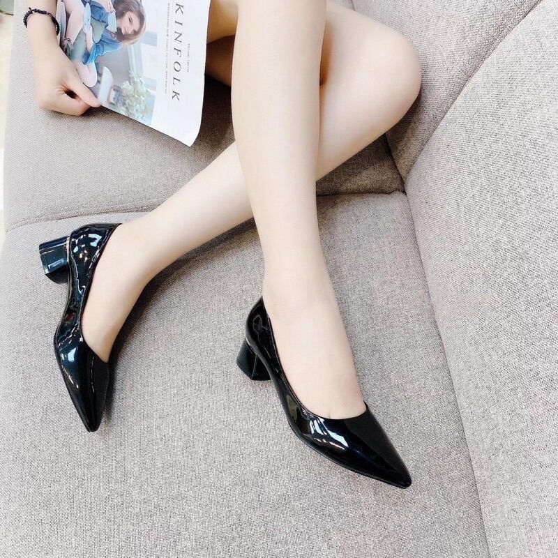 Giày búp bê , giày công sở , gót 3p