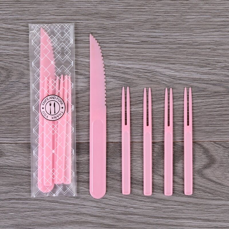 Set 10 bộ dao nĩa cắt bánh trung thu, nĩa ăn bánh