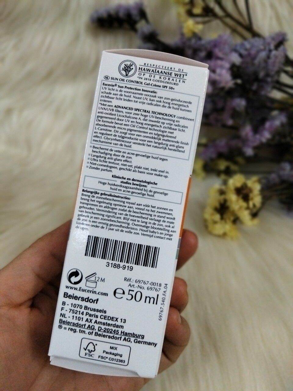 EUCERIN SUN GEL CREAM OIL CONTROL SPF 50+