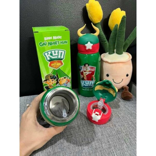 Bình giữ nhiệt cao cấp logo sữa Kun
