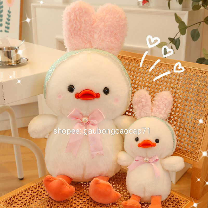 Gấu bông Vịt Môi Trề 40cm, đồ chơi nhồi bông quà tặng bé