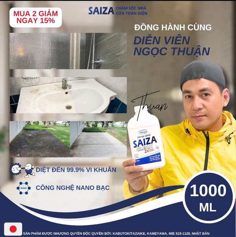 DUNG DỊCH TẨY ĐA NĂNG SAIZA 1000ML