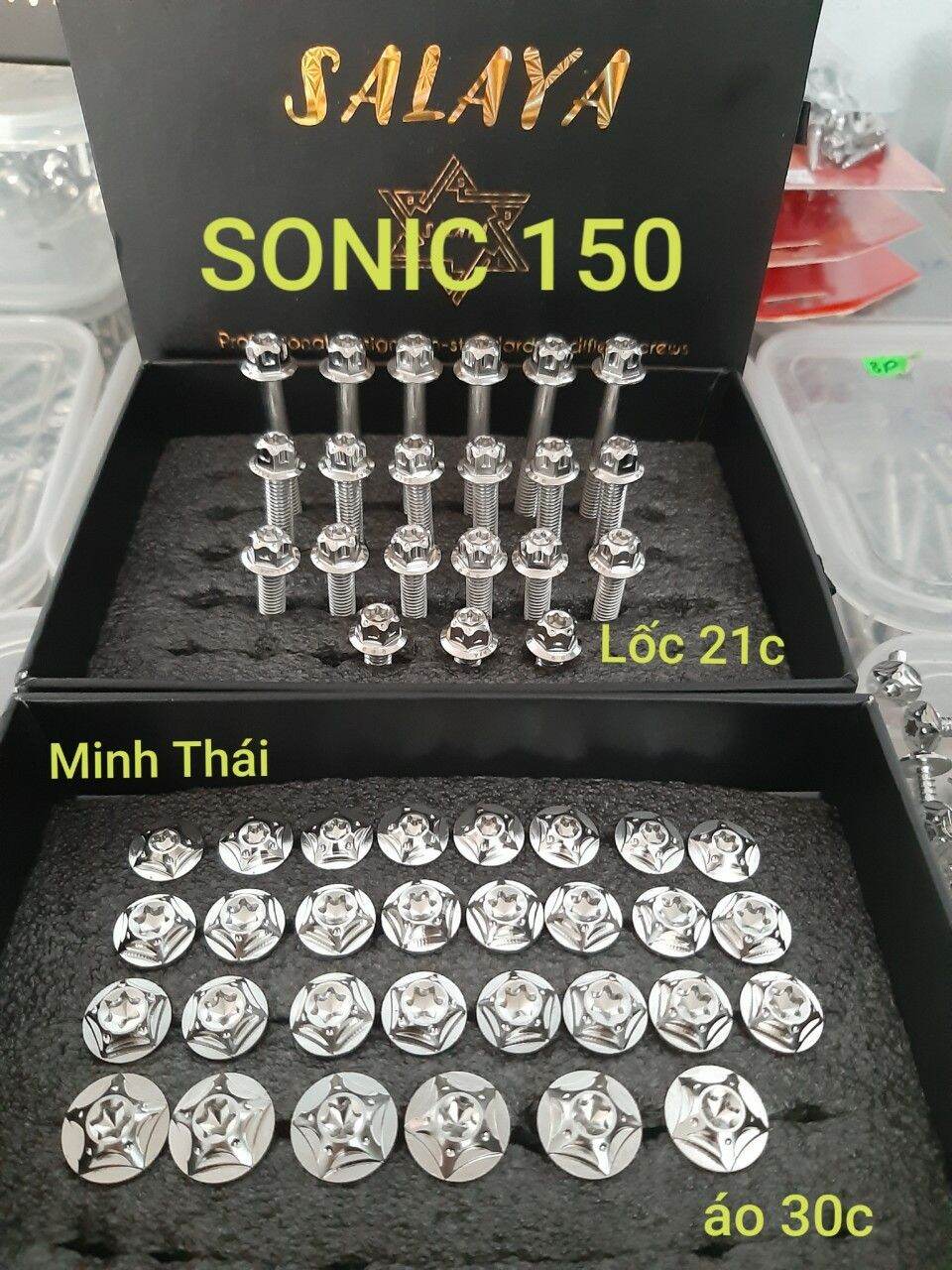 Ốc áo và lốc combo sonic salaya