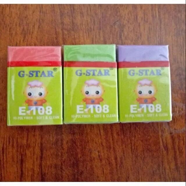 Set 10 cục Gôm (Tẩy) Học sinh Nhiều Màu